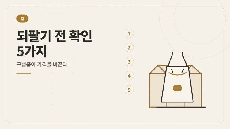 명품 되팔기